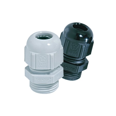 Lapp SKINTOP LIQUID TIGHT NONMETAL, METRIC THRD CONN GRY W LOCKNUT S1513